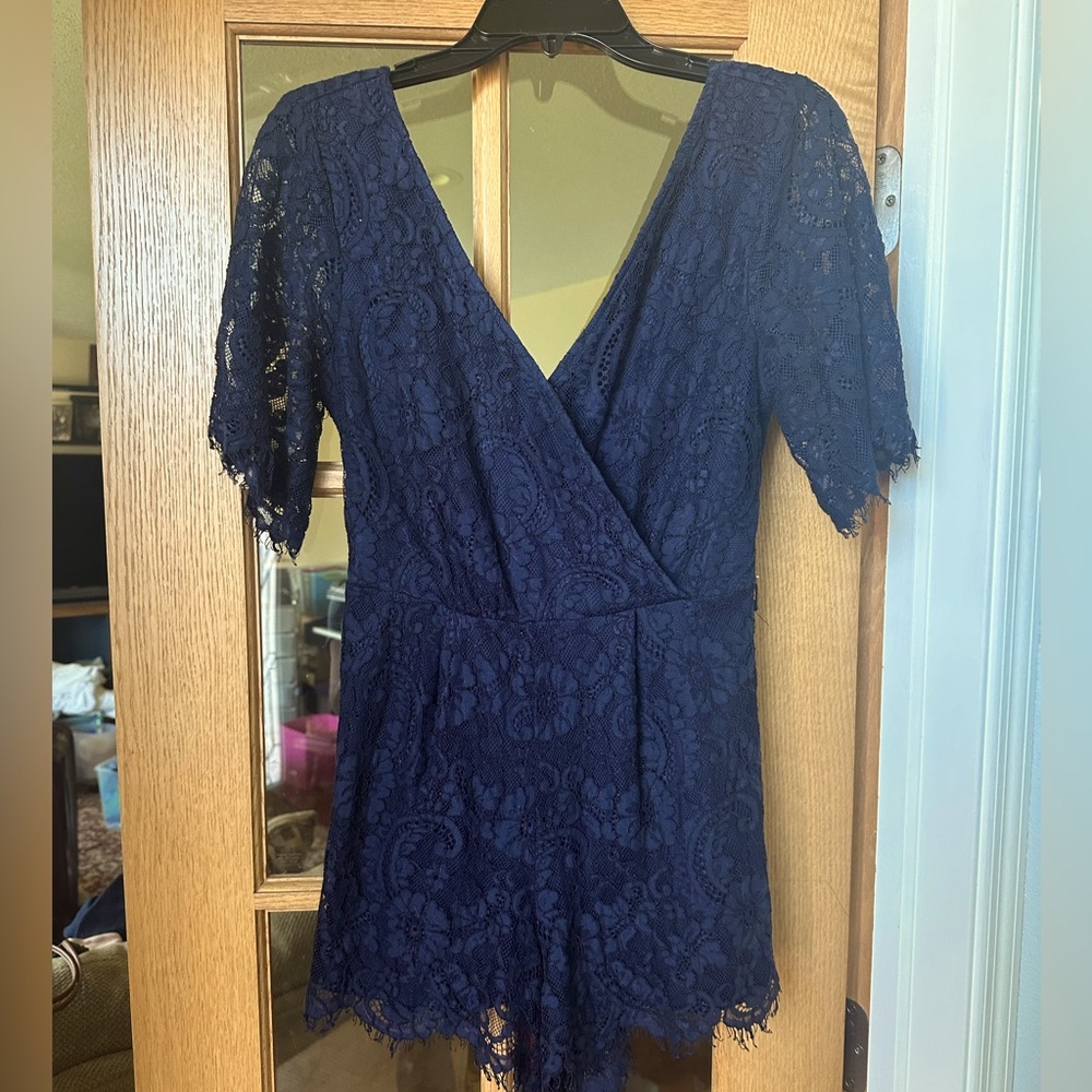 Dark Navy Trixxi Romper